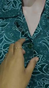 Baju Batik Seragam PKK Terbaru 2025 Hijau Tosca Full Lapis Dalam Furing