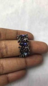 แหวนโทแพซ Mystique Magic Stone แหวนปรับขนาดได้แบบยูนิเซ็กซ์ ดีไซน์คลาสสิก