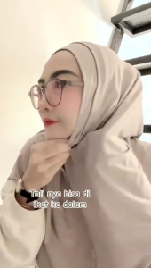 Hijab Lolly Bergo L  Syiria Malay bahan jersey / Hijab Bergo / Hijab Malaysia / Jilbab Instan