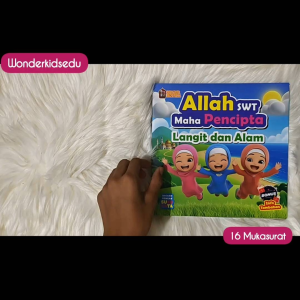 Wonderkidsedu Allah SWT Maha Pencipta Buku Cerita Kanak Kanak Suku Kata Prasekolah Rujukan yang Sahih