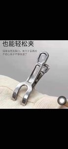 家用晾衣夹衣夹不锈钢大夹子晾被子防风夹晾衣夹子晾晒夹衣服夹子