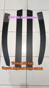 Talang air Alphard 2006-2008 flat/side visor super premium