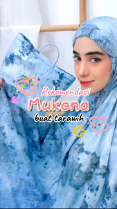 MUKENA BATIK CAP PEKALONGAN WARNA HITAM RAYON TEBAL PREMIUM DEWASA ABU MOSLEEM WEAR DN-M01