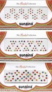 Colourful Mumbai Bindi (Pottu) for the Love from the Love (Fashion accessories)(Temporary Tattoo)