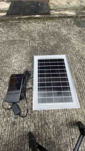 แผงโซล่าเซลล์ 6V พร้อมหัวต่ออุปกรณ์ 5 แบบ และสายไฟ 2.9เมตร สำหรับชาร์จและจ่ายไฟให้กับอุปกรณ์ต่างๆ