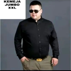 (PREMIUM QUALITY)BAJU Kemeja  polos Pria  lengan panjang slimfit casual kantoran Murah size M L XL XXL XXXL