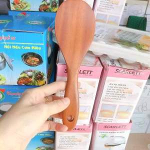 Sạn xào gỗ cao cấp đủ size xẻng gỗ cao cấp hàng loại 1 - gia dụng Thiên vũ