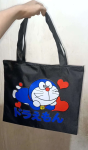 TAS TOTEBAG ANAK KARAKTER DORAEMON Tas bekal Anak Sekolah