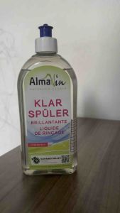 Nước Làm Bóng Almawin Hữu Cơ 500ml - giúp chén bát sáng bóng và khô hơn