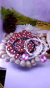 Gelang Magnet Couple Spiderman Akrilik (Free Box)