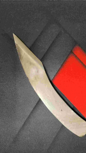 Pisau Lokal Model Kiridashi Curve Handle & Serbaguna