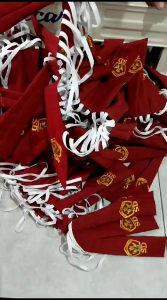 Dasi Sekolah SD Logo Bordir (Isi 10 Pcs)
