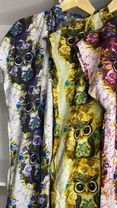 Daster Dress Cantik Wanita Lengan Pendek Bahan Rayon Poliester Termurah Bumil Busui