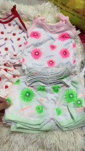 12pairs Fruity/ Character Terno for Baby girl Newborn Terno 0-6months