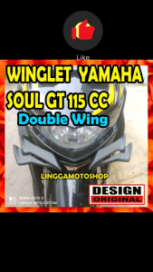 WINGLET YAMAHA SOUL GT 115 CC MODEL DOUBLE WINGS