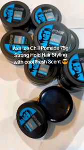 Axe Ice Chill Pomade 75g Strong Hold Hair Styling with Cool Fresh Scent