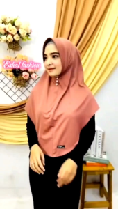 Jilbab Bergo Jersey Hamidah Size L Hijab Instan Spandek Jersi Premium Ukuran M Kerudung Khimar Syari Muslimah Dewasa