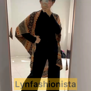 LYNFASHIONISTA-OUTER SCARF WANITA BATIK TRIBAL RAYON ADEM