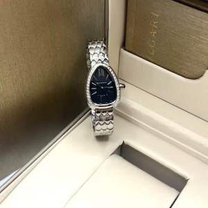 B-GARI SERPENTI SEDUTTORI 33MM Diamonds Watch นาฬิกากันน้ำระบบโอโต กล่องใหญ่แบบ ถ่ายรูปจากสินค้า สินค้าพร้อมส่งไม่ต้องรอฟรี