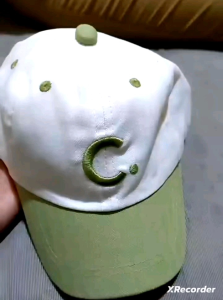 CAE - Topi Bisbol Anak 1-4 tahun Laki Perempuan Inisial Huruf Letter A B C M N P S U Baseball Hat Import