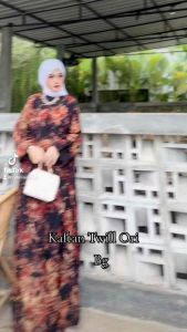Kaftan Twill BG Collection Motif Kencana