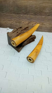 Once pipa kayu kelor emas model bulat super J68