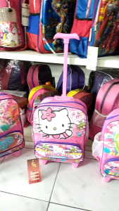 Tas Troli Anak Sekolah PAUD/TK Spiderman Tobot Unicorn Lol Hello Kitty Kuda Pony Frozen