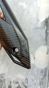 TERLARIS Cover Knalpot Karbon Berkualitas Tinggi untuk Honda Beat 2017-2019