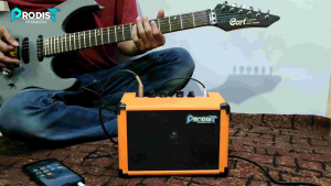 Amplifier Gitar Listrik  - Ampli Gitar Mini  4 inch Sudah Distorsi