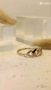 cincin emas 8k model variasi plat mt.putih