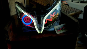 Paket Lampu Depan Vario 125: Bohlam Custom & Reflektor
