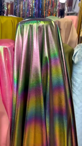 HOLOGRAM PELANGI/BAHAN KAIN UNTUK FASHION SHOW/BAJU DENCER