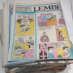 Komik Doyok Otoy Ali Oncom Lembergar Lembar Sisipan Koran Pos Kota