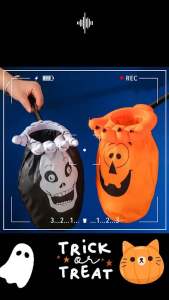 Kinchobabyshop - Ghost Hand Halloween Candy Bag - ถุงใส่ขนมในวันฮาโลวีน ชูดฮาโลวีน