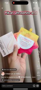 HIKARI TINTED SUNSCREEN TRENDING