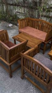 Set Kerusi jati kartini 211 Meja Kerusi kayu jati Teak Wood chairs
