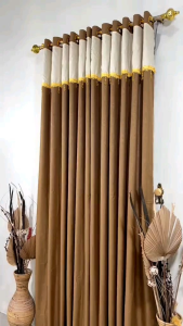 Gorden Renda (Tinggi) 120 220 240 | Tirai Renda Pony Polos Desain mewah