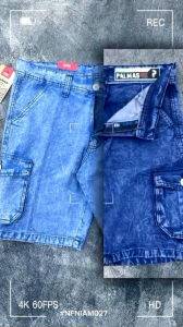 Celana Pendek Kargo Snow Wash Boardshort Bahan Tebal Mewah Size 28 - 39