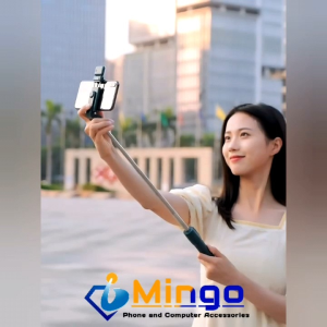 °BMINGO° Gậy Chụp Ảnh 3 Chân Có Đèn Led Trợ Sáng Gậy Tự Sướng Selfie Chụp Hình Bluetooth Điều Khiển Từ Xa Xoay 360° Nhiều Góc Độ