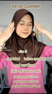 Bergo Marisa Spandek Premium: Spandek Berkualitas Tinggi untuk Kegiatan Outdoor