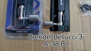 Grendel Bellucci A38-3 Black: Slot Pintu 3\" Hitam