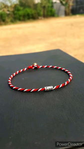 Gelang stainless tridatu manik silver ring kuning dominan warna original premium