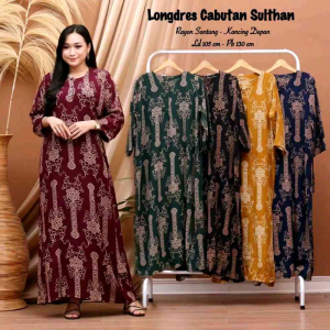 Longdres Wanita Kekinia LD110 Bahan Rayon - Santai Busui & Bumil
