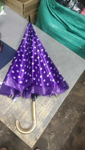 Vibrant Prints 12-Rib Satin Umbrella: Stylish Random Design Collection