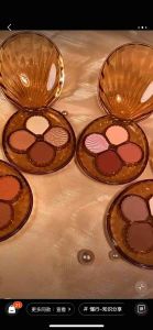 Matte Eyeshadow Palette 4 Colors/set Pigmented Cream Shell Shape Eye Shadow YABAOLIAN