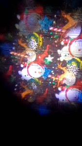 Lampu Proyektor Natal LED Outdoor 16 Pattern Waterproof 240V 5W