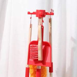 Montessori Wooden Pretend-Play Cleaning Set for Kids
