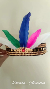 Topi Fatmawati / Topi Bulu warna warni / topi bulu tari dan karnval best seller