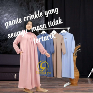 Gamis Anak Crinkel Premium Yang Terbaru