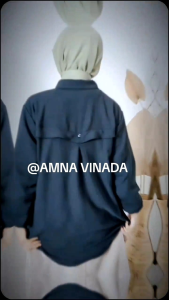 (COD) Kemeja Blouse Wanita Premium Crinkle Airflow LD110